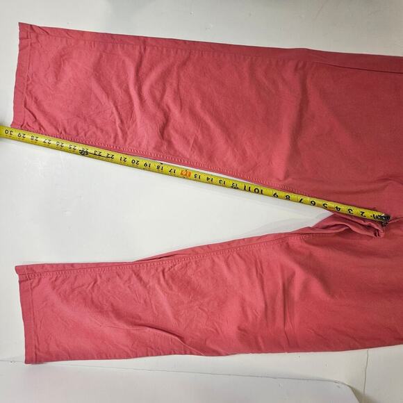 Peter Millar Twill 5-Pocket Soft Touch Ms18B47 Size 38 Pink/Coral - Picture 7 of 8